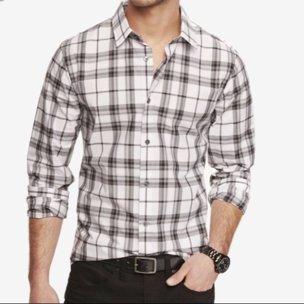 Express Extra Slim Shirt Size Medium - image 7